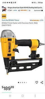 Dewalt finish nailer in Alamogordo, New Mexico
