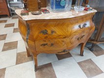 Bombe marble top 2 drawer dresser in Fort Leonard Wood, Missouri