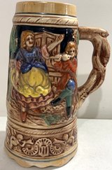 Vintage 8" Beer Stein - German Scene w/ Music box that plays "How Dry I Am" in Joliet, Illinois