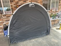 Portable bicycle storage tent in Alamogordo, New Mexico