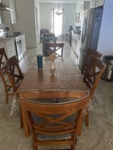 Dining table and six chairs in Houston, Texas