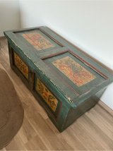 Bavarian painted chest in Ramstein, Germany