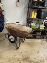 Metal Wheel Barrel in Yorkville, Illinois