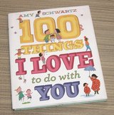 100 Things I Love to Do with You Hard Cover Book w Poster Dust Jacket in Oswego, Illinois