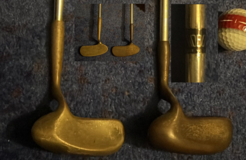 Robot K-44 Brass head plumber neck offset rhomboid shaped putter x 2 in Wiesbaden, GE