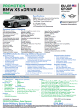 2026 BMW X5 xDrive40i Promotion *LAST CHANCE* in Ramstein, Germany