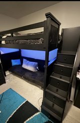 RARE & DURABLE 5 DRAWER STAIRS TWIN LOFT BED OR BUNK BED in Joliet, Illinois
