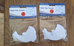 Exquisite Clear DOLPHIN Non-Slip Bathtub Treads - 12 Count in each package. $1 each in Chicago, Illinois