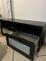 Modern Black TV Bench / Media Console with Drawers – €10 in Stuttgart, GE