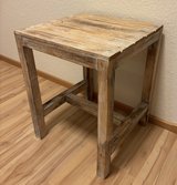 MOVING SALE – Rustic Solid Wood Side Table / Nightstand in Stuttgart, GE