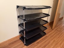 Plastic rack organizer in Okinawa, Japan