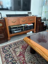 Wood TV stand in Ramstein, Germany