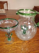 Pitcher and one glass in Alamogordo, New Mexico