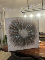 Modern Sunburst Abstract Canvas Art €10 in Stuttgart, GE