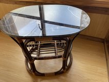 Japanese Wicker Coffee Table in Okinawa, Japan