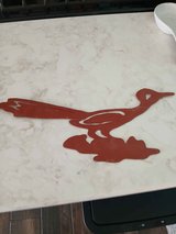 Roadrunner metal art in Alamogordo, New Mexico