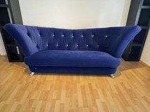 Stylish designer sofa from the renowned Bretz brand in blue. A rare model! In good condition in Wiesbaden, GE