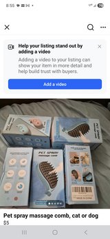 Pet massage comb  with stream in Joliet, Illinois