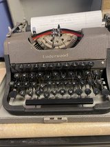 Underwood typewriter in Perry, Georgia