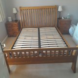 sAvailable Solid Oak framed double bed. in Tunbridge Wells, UK