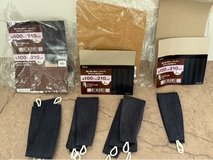 Nitori Navy Blue Curtains in Okinawa, Japan
