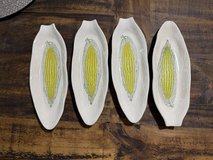 Ceramic corn on the cob holders in Perry, Georgia