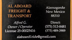 Al Aboard Freight and Transport in Alamogordo, New Mexico