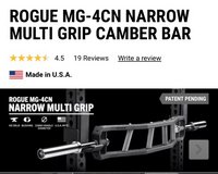 Rogue Multi-grip Bar in Okinawa, Japan