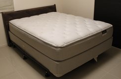 Queen Bed Mattress and Frame in Okinawa, Japan