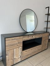 Sideboard with Round Mirror Set – Only €50 in Stuttgart, GE