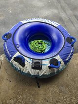 Water tube with tow rope in Bolingbrook, Illinois