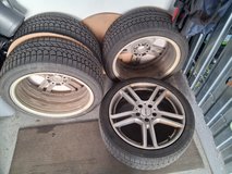 Mercedes snow tires and rims in Stuttgart, GE