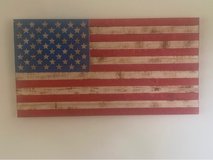 Distressed Wood US Flag in Stuttgart, GE