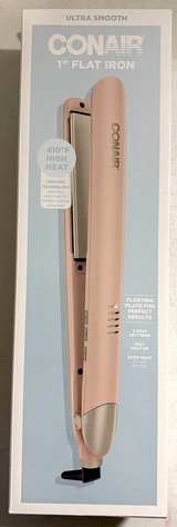New! Conair 1" Ceramic Flat Iron for All Hair Types in Orland Park, Illinois