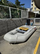 Saturn Inflatable Boat 11' with motor in Okinawa, Japan