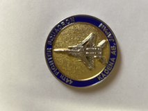 Kadena AB 44th Fighter Squadron coin in Okinawa, Japan