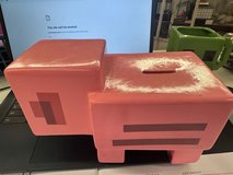 Minecraft pig piggy bank in Fort Polk, Louisiana