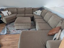 Huge 13x13 L-Shaped Sectional Couch w/ Storage Ottoman in Ramstein, Germany