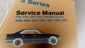 BMW SERVICE MANUAL E34198919901991 1992 1993 1994 1996 525,530i 535i 540i in Ramstein, Germany
