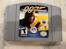 N64 007 The world is not enough game in Chicago, Illinois