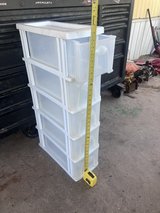 plastic shelves in Alamogordo, New Mexico