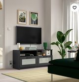 Free Modern Black TV Bench / Media Console with Drawers – €0 in Stuttgart, GE