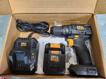 Drill Boss Cordless Drill Set - Almost New in Camp Lejeune, North Carolina