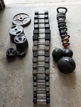 Various free weights in Camp Lejeune, North Carolina