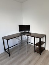 office desk plus chair, monitor, keyboard, and mouse in Stuttgart, GE