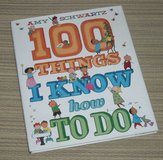 100 Things I Know How to Do Hard Cover Picture Book w Poster Dust Jacket in Joliet, Illinois