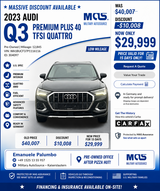 2023 AUDI Q3 PREMIUM PLUS 40 TFSI QUATTRO in Ramstein, Germany