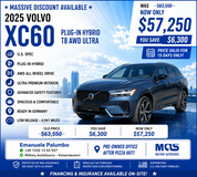 2025 VOLVO XC60 PLUG-IN HYBRID T8 AWD ULTRA in Ramstein, Germany