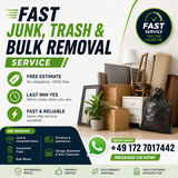 FAST PCS JUNK & TRASH&BULK REMOVAL SERVICE ?? ? Free Estimate ? Same-Day & Last-Minute Service ?... in Ramstein, Germany
