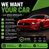 WE WANT YOUR CAR – U.S. SPECS SPECIALIST in Ramstein, Germany